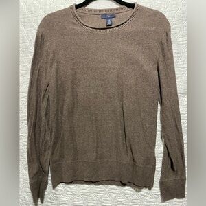 GAP -100 % cotton brown crew neck sweater